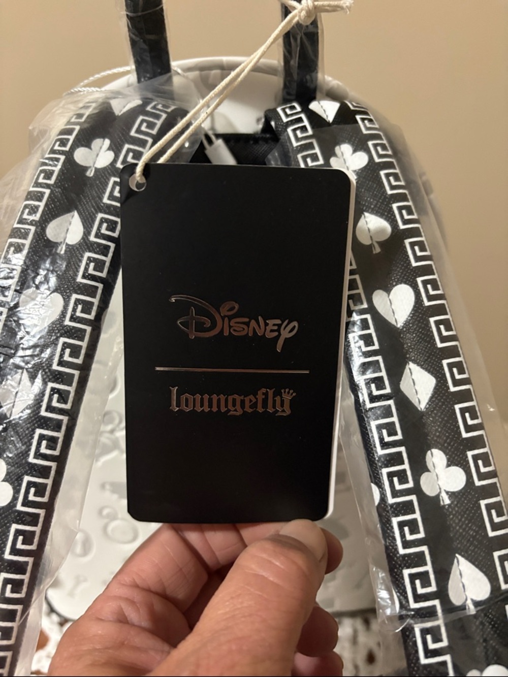 Loungefly Disney Alice in Wonderland Black & White Sketch Bag NWT - Picture 6 of 8